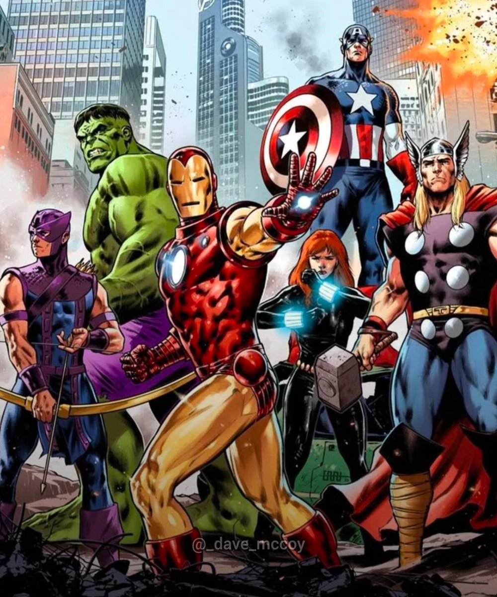 _dave_mccoy's tweet photo. Question: Before the MCU, were the Avengers considered secondary characters who didn't have much importance in the comics? Was it true that no one was interested in them, or is that claim incorrect? 🤔 https://t.co/HTBw6SDJul