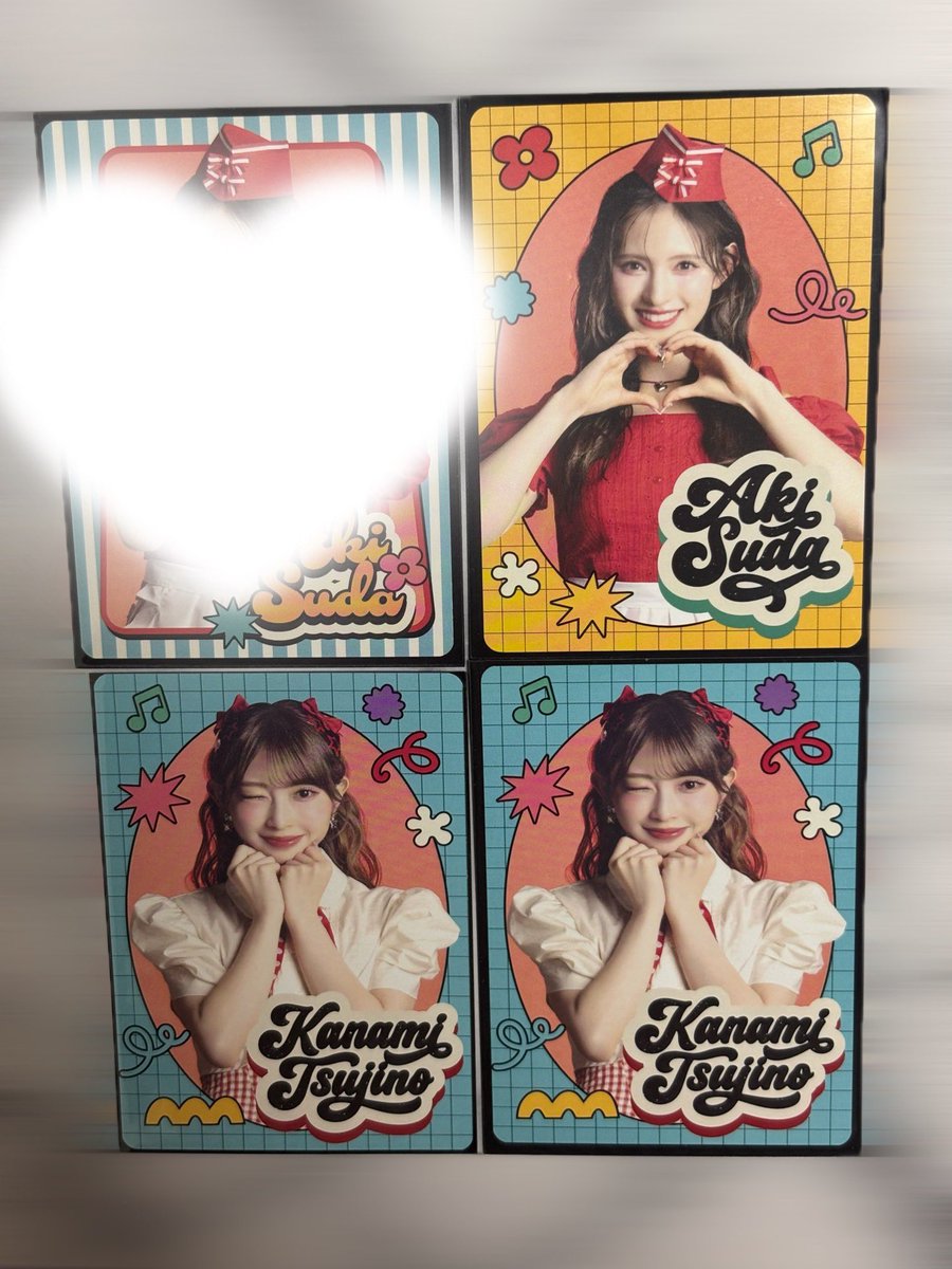 mrin_o_o's tweet photo. 【交換】
超ときめき♡宣伝部　とき宣
超ときめき♡どりーむカフェ　ブランチパーク　トレカ

譲）💛あきちゃん（フード）、💙かなみん（フード）
求）❤️ひとちゃん(ドリンク＞フード）
　　　or
　　過去トレカ・グッズ ひとちゃん

手渡しでのお取引希望です。
8/2八王子、8/11市川、8/22,23有明など https://t.co/G7TSimjfMs