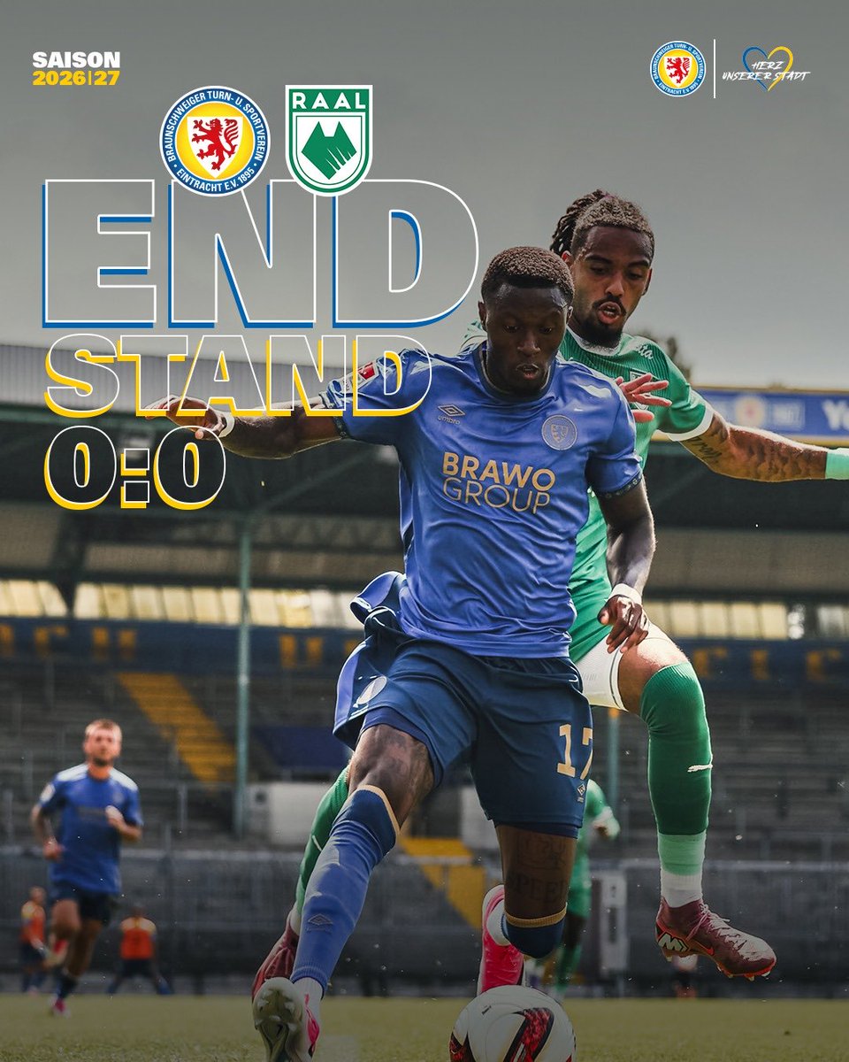 EintrachtBSNews's tweet photo. ⏹️ Das Testspiel gegen RAAL La Louviere endet torlos. https://t.co/CwGXdxwwTB