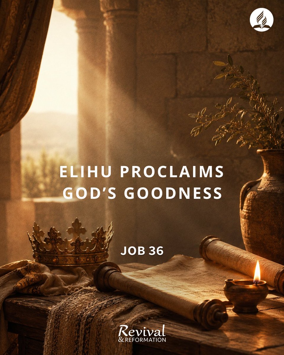Revive_Reform's tweet photo. [God] is wooing you from the jaws of distress . . . to the comfort of your table laden with choice food. But now you are laden with the judgment due the wicked; judgment and justice have taken hold of you. 

Go to Daily Bible Reading 👉 [link in bio] https://t.co/K24u7hyIQD