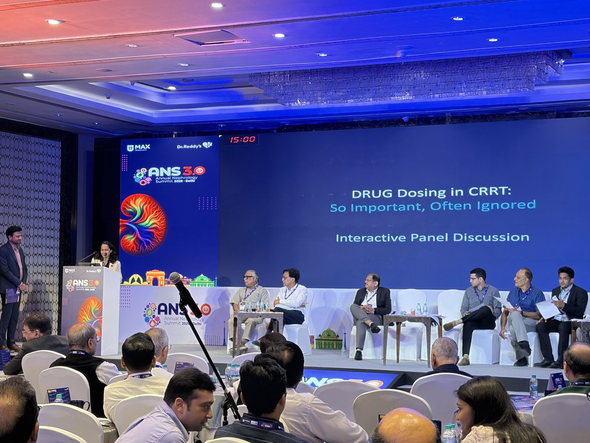 tapas07mba's tweet photo. Excellent session on Drug dosing in CRRT by Dr Rajeev Annigeri and moderated by @divyaa24
#ans3.0 @deepak_dr_2020 @aksrulz13 @KhullarDinesh @drreddys @MaxHealthcare @isn_india @WomenNeph_india https://t.co/ZPogS3HzMG