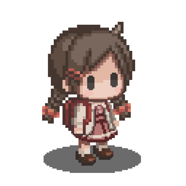 komagoma_k's tweet photo. 筆の赴くままに描いたから細部の調整は今後するけど、次回作のプレイヤーキャラクターはこの方向性で作っていこうかな
情報と色のメリハリを付けないとね
次は男の子のベースも考えないと
#ゲーム制作 #indiedev #pixelart https://t.co/DdJZTKP4VB