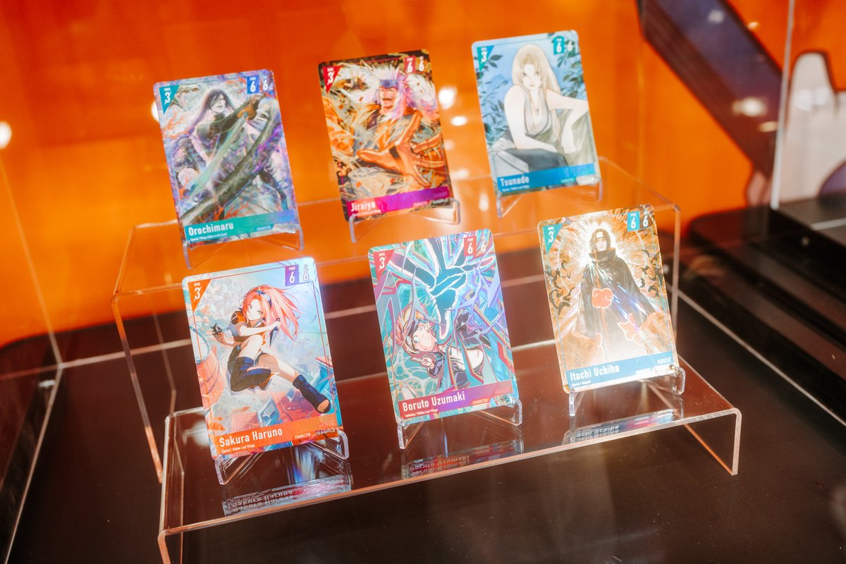 narutotcg_eng's tweet photo. Day 3! Another day of NARUTO CARD GAME Tutorial Sessions and giveaways begins!
Come drop by our booth at Exhibition Hall (#605) and see the cards, art and action we've got ready for you!

#NARUTOTCG https://t.co/iVEFJDKkVR