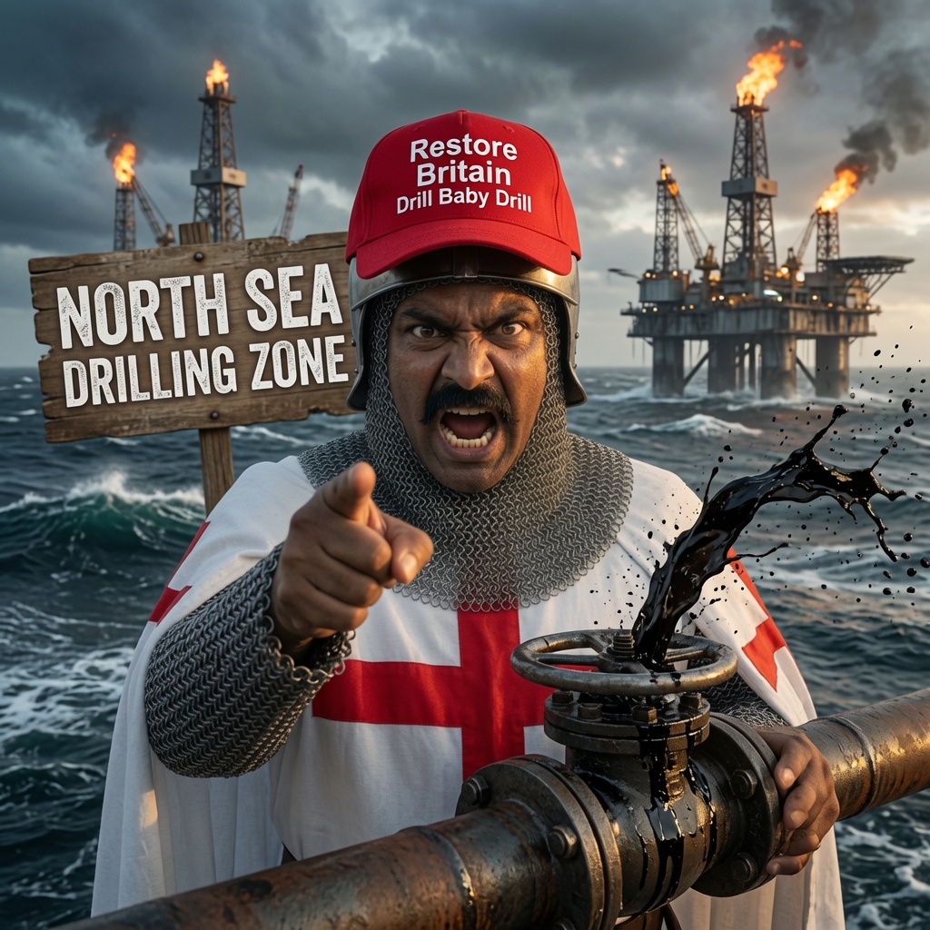 XavierTheGrate's tweet photo. @Nigel_Farage Tories killed North Sea oil, soft as always. British Lion remembers. But authenticity also means stopping the invasion properly, not just talking energy policy. Restore already showed the harder path. 🦁🏴󠁧󠁢󠁥󠁮󠁧󠁿 https://t.co/FcP5uTJiAD