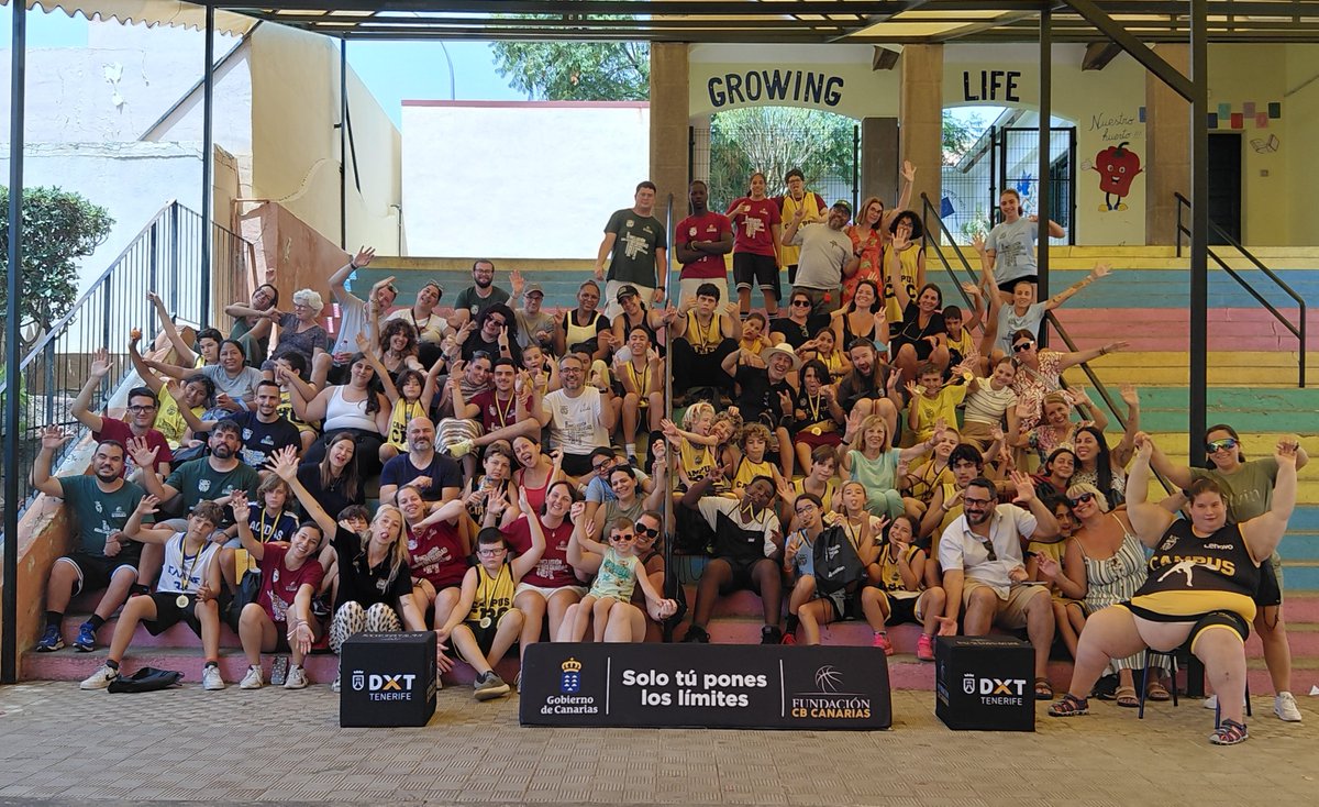 FundacionCBC's tweet photo. 🏀 El Campus Inclusivo de Julio sigue derribando muros 

➡ La actividad de baloncesto que organizó el Cabildo de Tenerife y la Fundación CB Canarias tuvo lugar en el CEIP Ágora 

+ INFO https://t.co/dfpHxhMXkN

#DXTenerife #ActivaTuVida #SociedadActiva #somosinclusión

@DXTenerife @CabildoTenerife @CB1939Canarias @FundacionDISA @Deportecanario @PresiCan @santacruz_ayto @deportesctfe @cajasiete @AddinCd @APANATE @hospiten @MutuaTfe_es @Libbyscanarias @Tirma_Oficial