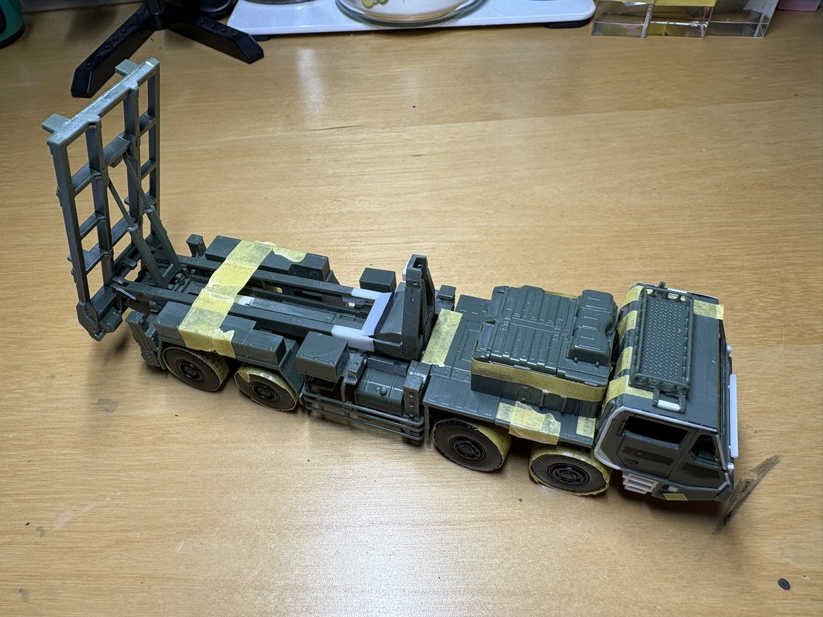 kokushi_0625's tweet photo. こちらも細々と進めています。
ディテールがわからない部分が多いので雰囲気優先にしました…
車体が出来始めてきたので、メモ書きからキャニスターをモデリング中
お盆には完成させたいですね笑
#プラモデル
#アオシマ
#25SSM
#25式地対艦誘導弾
#陸上自衛隊 https://t.co/C0ulYvDnCg
