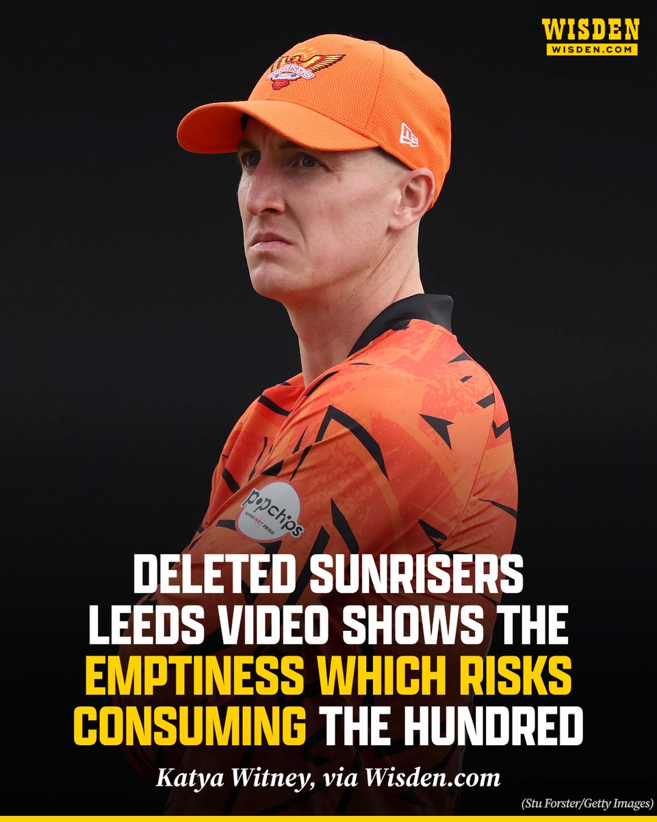 WisdenCricket's tweet photo. "Welcome to the best part of the English summer, come and watch the best players in the world, just ignore the emptiness behind their sunglasses."

✍️ @Katya_Wisden 

READ: https://t.co/ZzjxHKYV1u https://t.co/Ph2AL82O6S