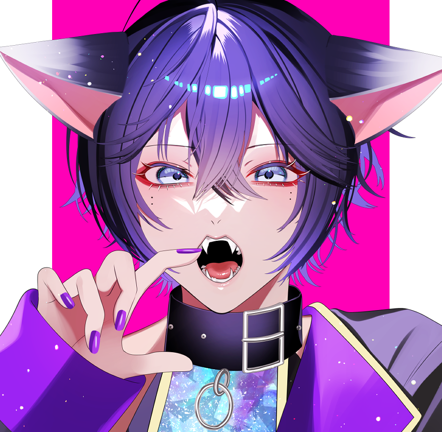 sakidoro's tweet photo. Vtuberの夜中ゆうり様(#YuuriYonaka)の新衣装とアイコンを描かせていただきました！宜しくお願い致します😊 https://t.co/GYyVSK456r