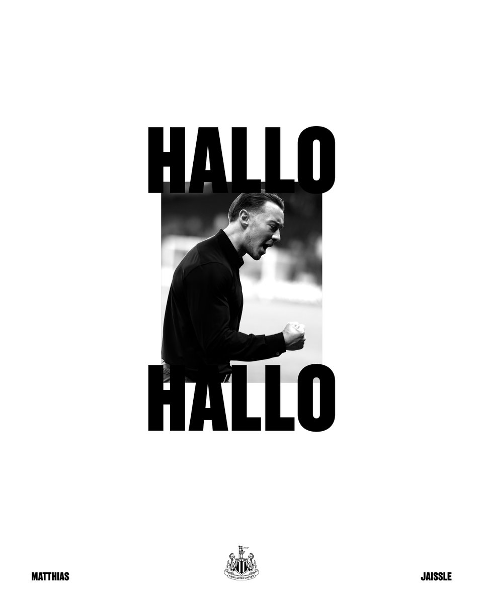 NUFC's tweet photo. Hallo, hallo 👋