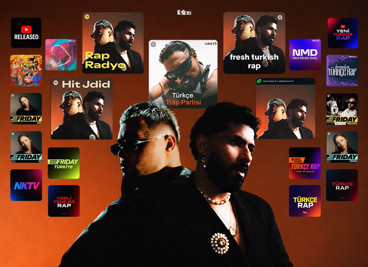 kadrajtr_'s tweet photo. Müziğin evrensel gücünü yansıtan Lvbel C5 ve ElGrandeToto imzalı parça; Türkiye, Fransa, Belçika, Hollanda, Fas ve BAE Spotify editoryal listelerine giriş yaparak büyük bir ivme yakaladı. https://t.co/RAhYK2wESt