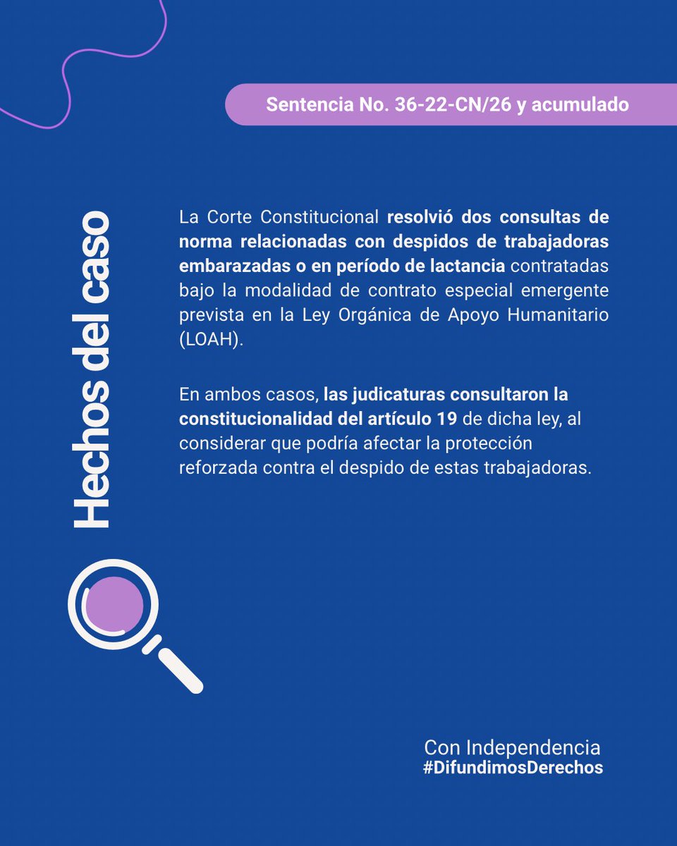CedecEcuador's tweet photo. 🤱🏽 La lactancia materna es un derecho que debe ser protegido y promovido por el Estado, la sociedad y la familia, garantizando condiciones adecuadas para su ejercicio. 

La @CorteConstEcu ha fortalecido la protección de los derechos de las mujeres embarazadas y en período de lactancia, especialmente en el ámbito laboral.