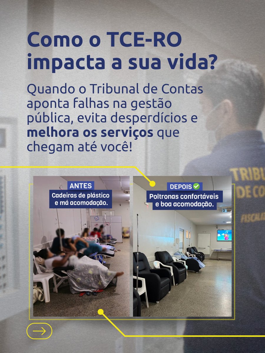 tcerondonia's tweet photo. Nós trabalhamos para que cada real do dinheiro público seja bem aplicado e beneficie você! 😃✨

Arraste para o lado e conheça como fazemos a diferença na sua vida!👏🏻

Siga @tcerondonia nas redes sociais para ficar por dentro das nossas ações.

#tcero #fiscalizacao https://t.co/QekCbGD8V1
