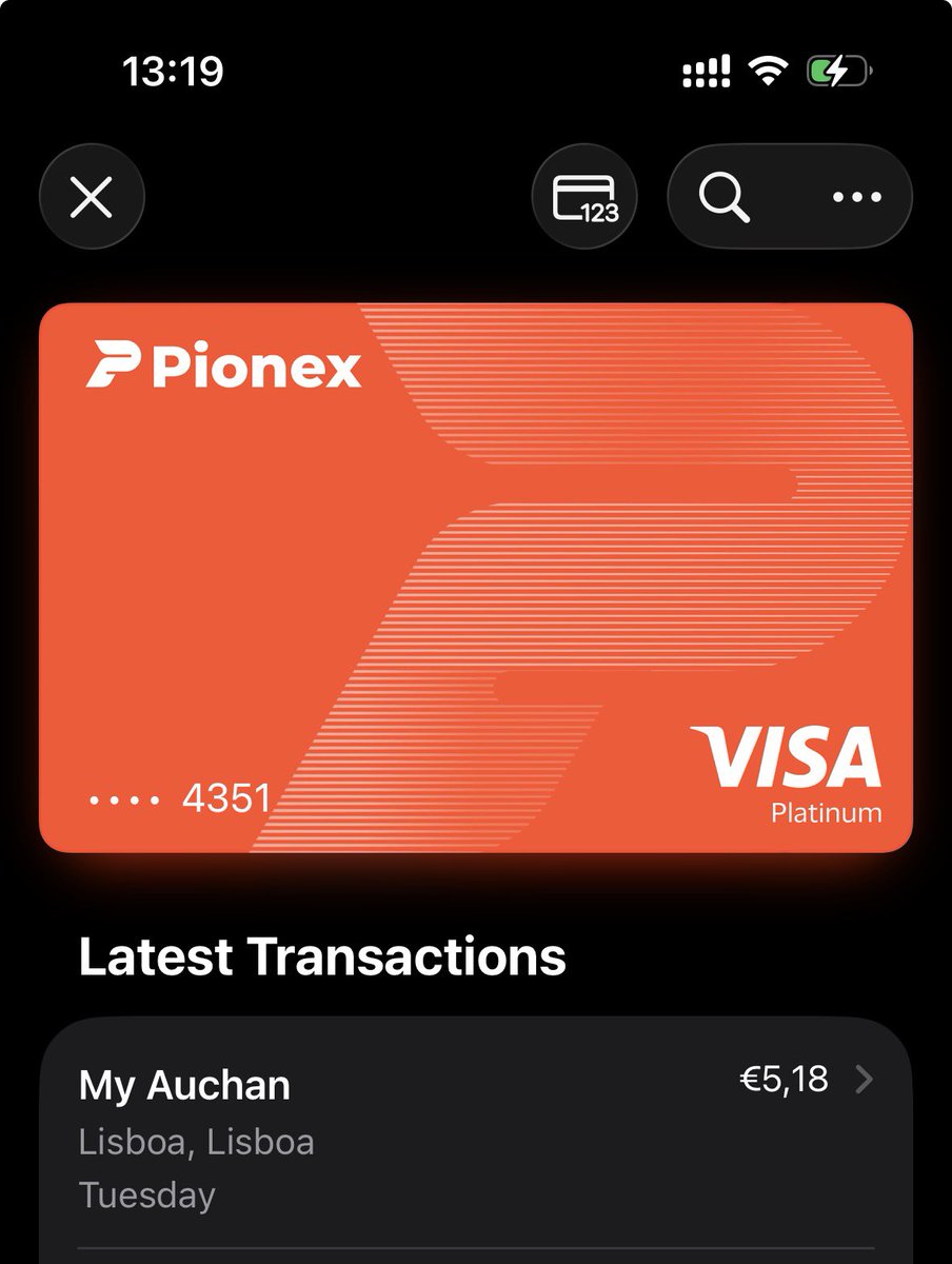 oussamafits's tweet photo. @0xDani Try Paionex Dan 
1% Cash back 
5% Yield 
0 annual fees https://t.co/3Qix2UKnPf