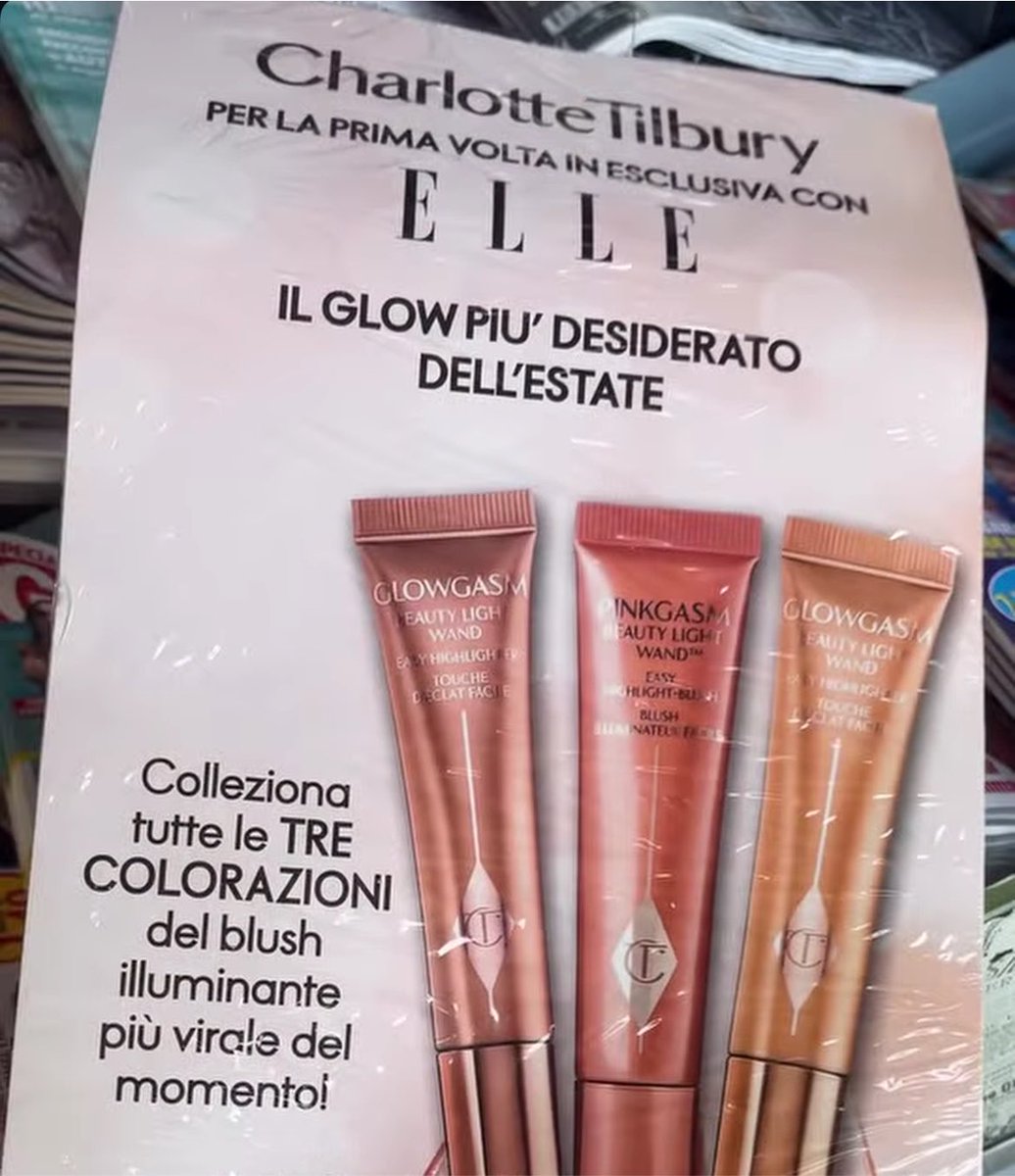 scorpioctrl's tweet photo. in edicola dal 4 agosto da sephora costa 44 e sul sito di charlotte costa 42 devo andare ad indagare (non troverò nulla) https://t.co/ndkapcibBE