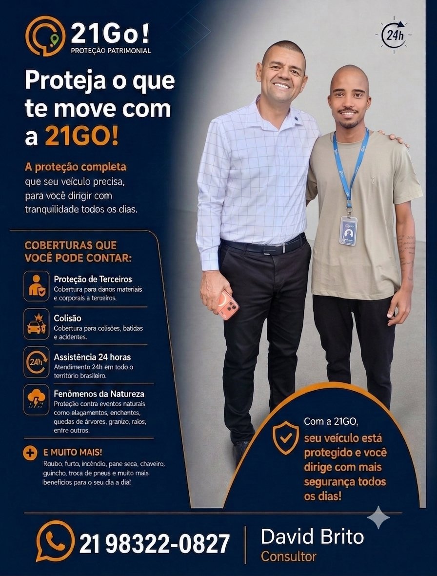 david_brito7's tweet photo. Seu veículo protegido 24 horas por dia em todo o Brasil! 🔒🚗
​Não deixe para amanhã a segurança que você precisa hoje.
​📲 Cotação rápida com David Brito: (21) 98322-0827
​#21Go #ProtecaoVeicular https://t.co/WLxOdzWBck
