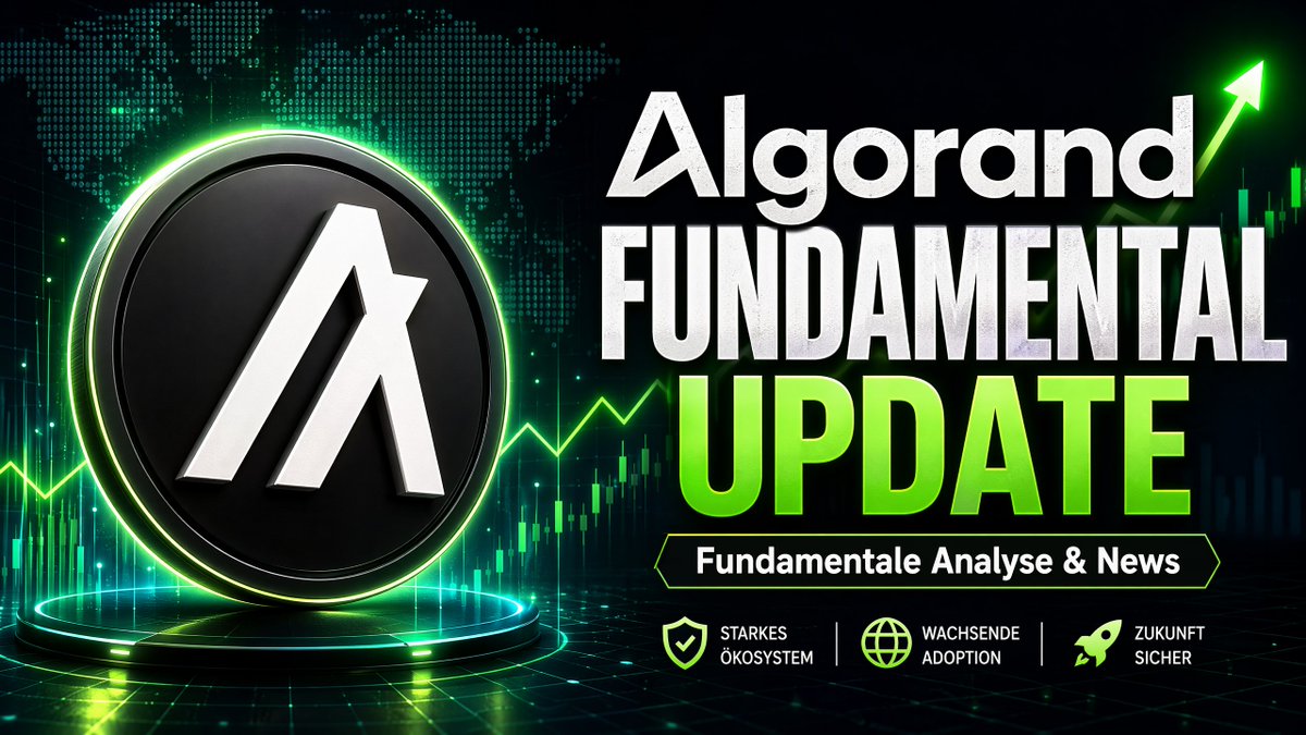CryptoAvon2626's tweet photo. Fundamentaler Monatsrückblick Juli 2026 für #Algorand 

Der Juli 2026 war für Algorand vor allem ein Monat technologischer Fortschritte und realer Anwendungsfälle. Während sich der Kurs überwiegend zwischen 0,078 und 0,091 US-Dollar bewegte und damit seitwärts bis leicht abwärts tendierte, standen die Post-Quantum-Roadmap, humanitäre Zahlungsnetzwerke und die Agentic Economy im Fokus.

Technologie & Regulierung

- Algorand präsentierte konkrete Fortschritte bei seiner Post-Quantum-Roadmap. Native Post-Quantum-Accounts und neue Entwickler-Tools sollen bereits ab Q3 2026 eingeführt werden und Algorand langfristig gegen Quantencomputer absichern.
- Der Q2-Transparenzbericht zeigte Fortschritte bei Dezentralisierung, Netzwerkaktivität und Community-Staking. Die Zahl der Validatoren stieg deutlich, während mittlerweile rund 80 % des Netzwerks von der Community abgesichert werden.

Partnerschaften & reale Adoption

- Beim Humanitarian Payments Council diskutierten unter anderem Circle, Visa, Mastercard und UNDP den Einsatz von Blockchain für humanitäre Zahlungen, mit Algorand als Gastgeber.
- HesabPay baute seine Nutzung für Hilfszahlungen weiter aus und unterstützte unter anderem Flüchtlingsprogramme in Afghanistan sowie internationale Hilfsprojekte.
- Mit der x402-Initiative positionierte sich Algorand als Infrastruktur für KI-Agenten und automatisierte Zahlungen und setzte damit einen klaren Fokus auf die kommende Agentic Economy.

On-Chain & Netzwerk

- Das Netzwerk näherte sich zeitweise der Marke von 1 Million Transaktionen pro Tag.
- Über 2 Milliarden ALGO waren gestakt, während die Nutzung von USDC auf Algorand weiter zunahm.
- Trotz gemischter DeFi-Daten blieb die reale Nutzung des Netzwerks im Bereich Payments und digitale Hilfsprogramme auf Wachstumskurs.

Der Juli war für Algorand fundamental deutlich stärker als charttechnisch. Mit einer konkreten Post-Quantum-Strategie, wachsender Dezentralisierung, steigender On-Chain-Aktivität und realen Payment-Anwendungen entwickelte sich das Ökosystem weiter.