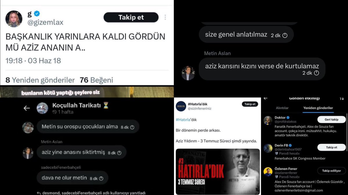 1907_Plus's tweet photo. Başkanım sadece size ve biricik kızınıza değil, kıymetli eşinize ve rahmetli annenize bile küfür etti bu karaktersizler!

Lütfen gereğini “SİZ” yapın! @yildirimteyit https://t.co/q8IrqEPEJE