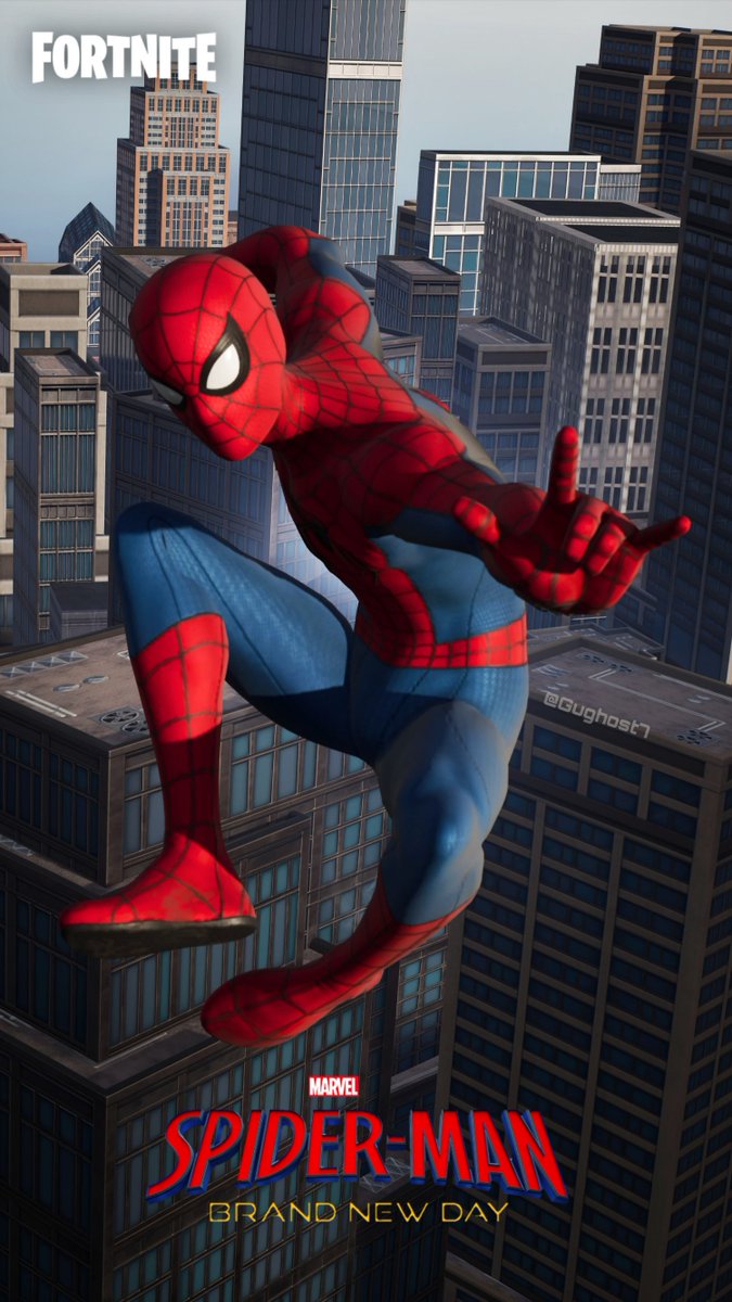 Gughost77's tweet photo. Spider Man  🕸️
#Fortnite  #SpidermanBrandNewDay https://t.co/ZKrwMI2u3P