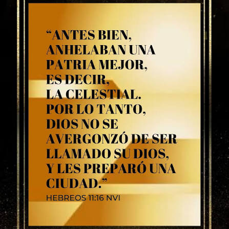 barricada_azul1's tweet photo. [BUENOS DIAS SEÑOR]

"Pero ellos anhelaban una patria mejor, es decir, la patria celestial" Hebreos 11:16 (rvc)

#DiosEnLaEcuaion 

La patria mejor de Dios
https://t.co/LdA8vJdmKU