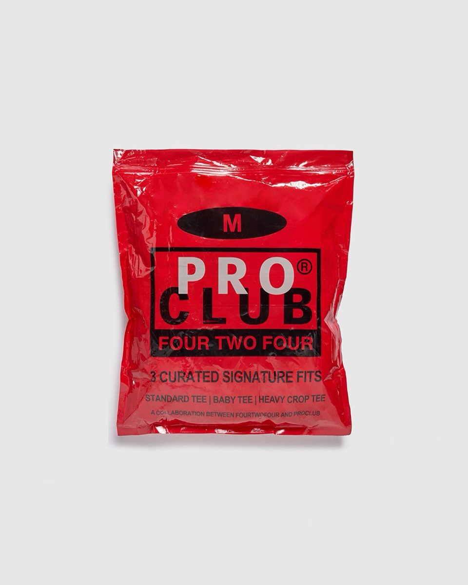 uptod4te's tweet photo. 424 x PRO CLUB 3-PACK Tシャツがオンライン発売開始 【 424 プロクラブ 新作 】
https://t.co/EDHzE5N2Jo https://t.co/usoicPbwyY