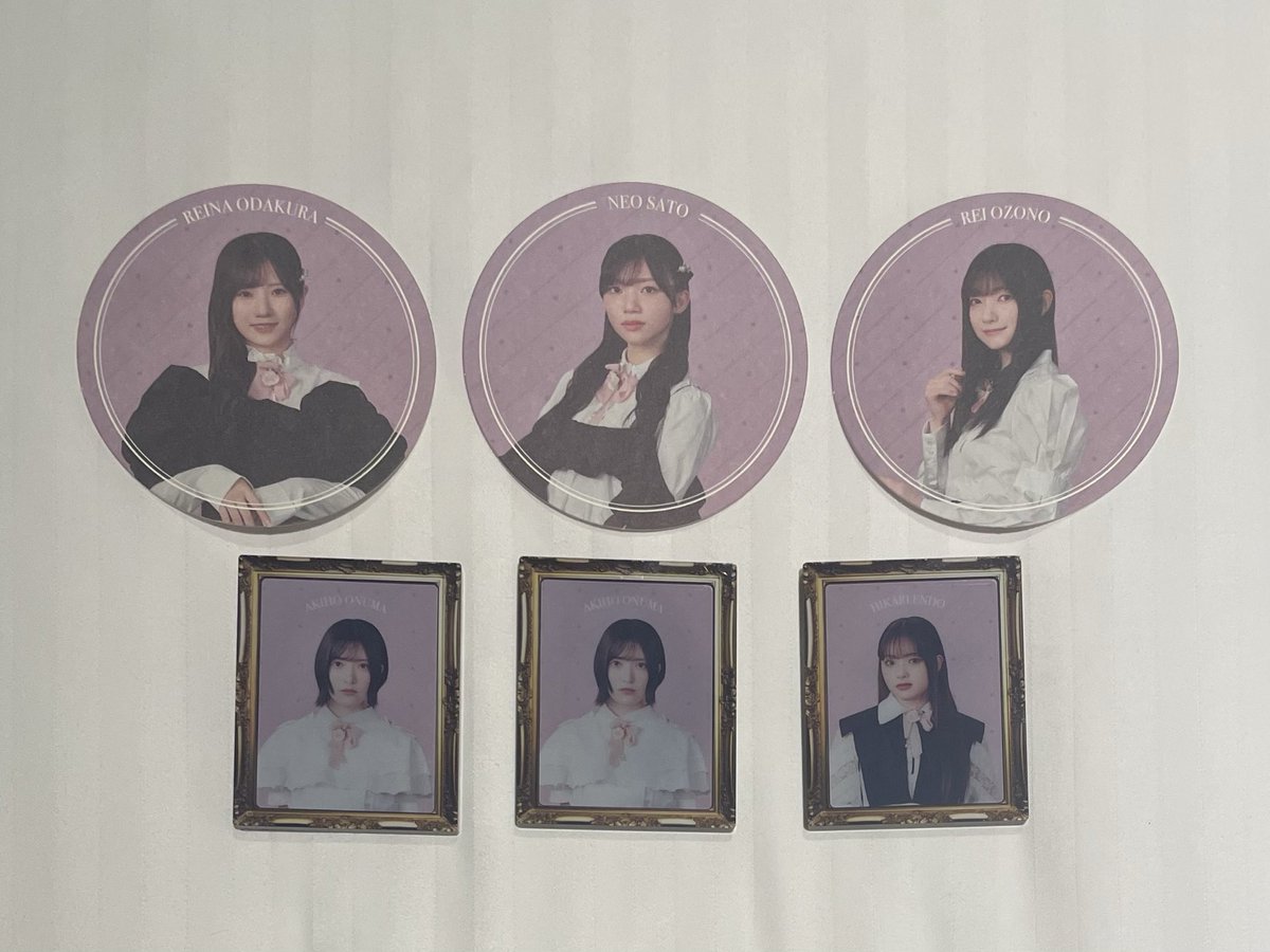 maromaromodoki2's tweet photo. 櫻坂46  トレ　トレード　交換　

8/2京都リアミ

【求】　増本　田村＞遠藤（理）　山下

⭐︎櫻坂カフェ　
［コースター］
譲　小田倉　佐藤　大園

［マグネット］
譲　大沼　遠藤（光）

#櫻坂カフェ https://t.co/rSXcWqSlRB
