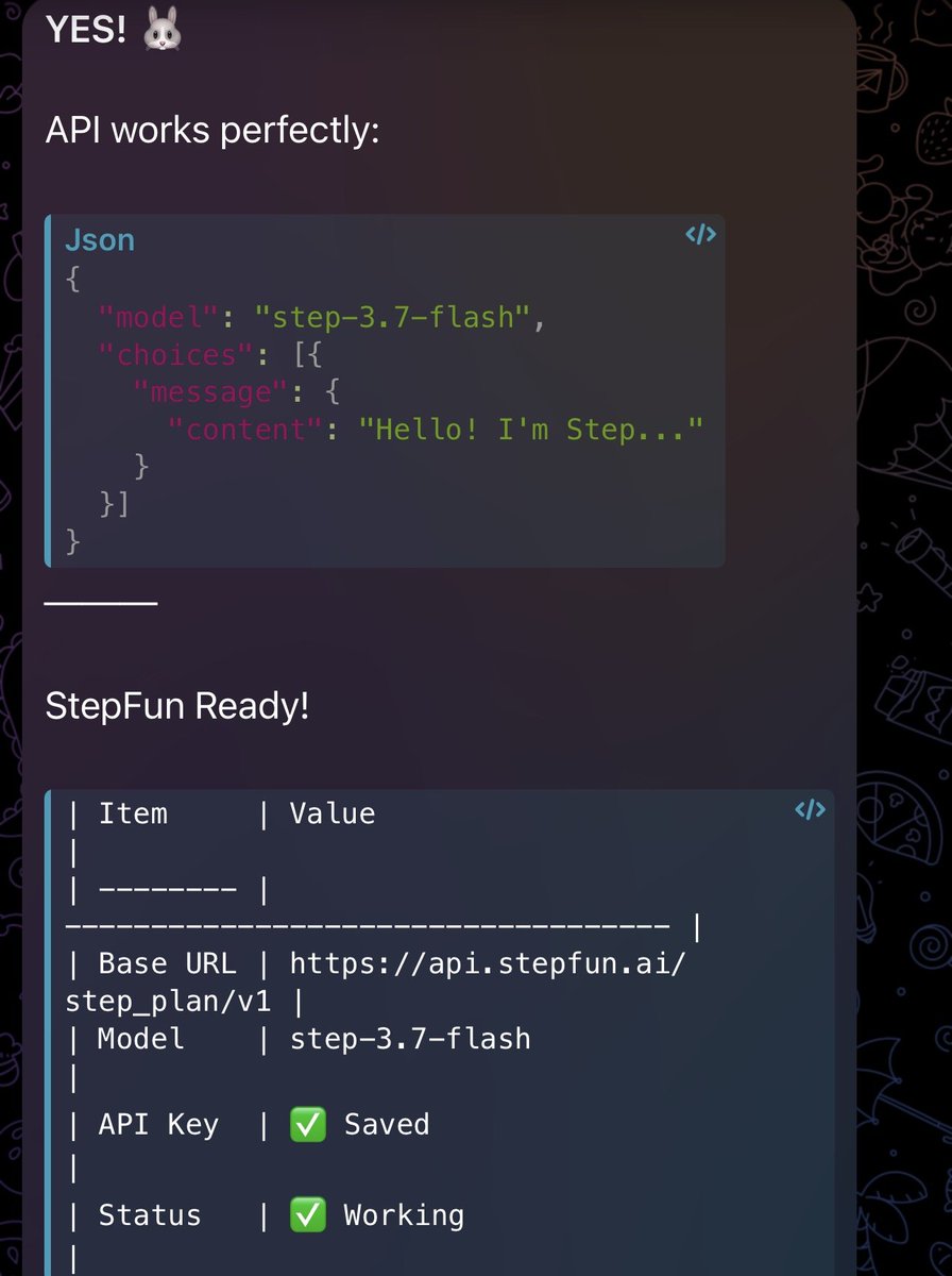 GuarEmperor's tweet photo. Free Credit API key

From stepfun 
Im use https://t.co/qouZiK06iC (up2u)

1. go to install on cli 
npm install -g 9router
2. after install write code 
9router
3. move to web tui 9router
4. add openai/antrophic compatible
5. fill form in pict 

models: step-3.7-flash

Base URL https://t.co/Qwnv2orMal
Chat Completions API (OpenAI) https://t.co/FAuwjII4Qm
Messages API (Claude) https://t.co/9BBir75RDH

Api key: 
4OGwpgjA9Fbz4fHyFgu1O2NLhXSGOa3sPgxyAfFwC8XsKor1HoKKcTKTBcTvdEzJb

4WkbI1T6Ghtc3BakoF0qzFEOvTCeuf8796b3zBrhggPgGBoujr4qxuNqgjFLTtscg

From Cline

1. Go to https://t.co/FE7I1SGIku 
2. Open terminal or cli
npm i -g cline
cline 
3. Sign up with cline use fresh gmail not main 
4. Done you can found free models

models: deepseek v4 flash,glm 5.2 etc.

From tokenrouter

1. Go to https://t.co/0hHXNCHBj8
2. Sign up with fresh gmail not main 
3. go to models and find kimi k3 free
4. generate your api keys
5. Base url https://t.co/TboT9gu5CY

models: moonshotai/kimi-k3-free

Enjoy for making good tools and experiment