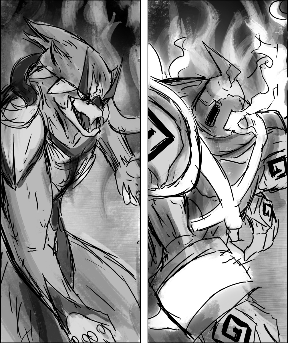 Bones_Dio's tweet photo. Some of my competetive pokemon manga art! https://t.co/2MlOnrBN5Z