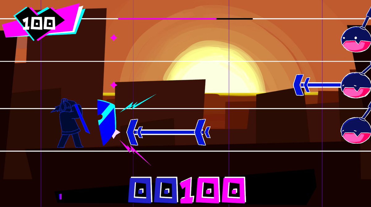 GdjDgbrt's tweet photo. #screenshotstaturday Here's the very first images of Beating Stars !! Two for the price of one !
#indiegame #indiegamedev #rythmGame https://t.co/oW0YcjuW32