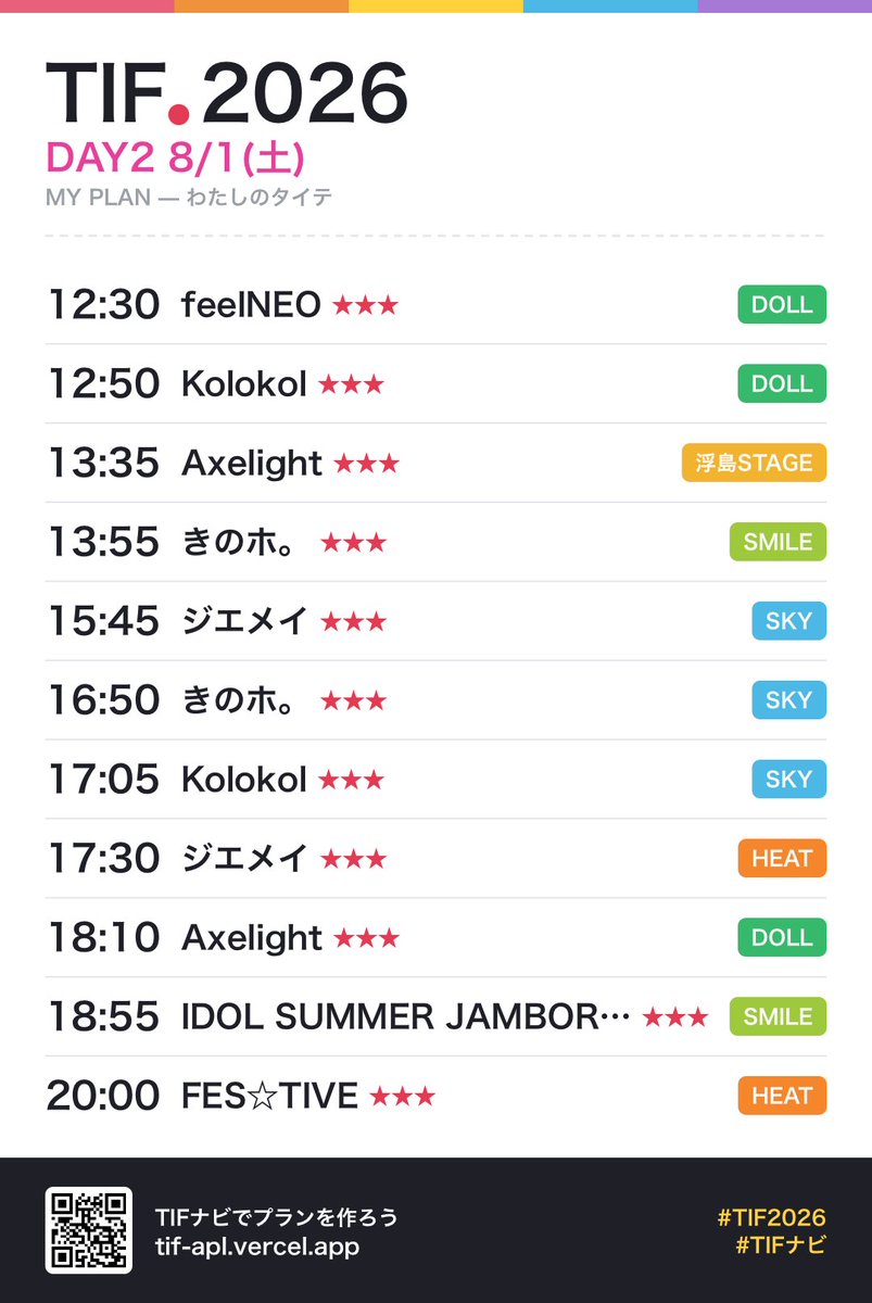 ta2non's tweet photo. お台場を駆け回ったTIF２日目の夏。 https://t.co/53kx7Wh0FX