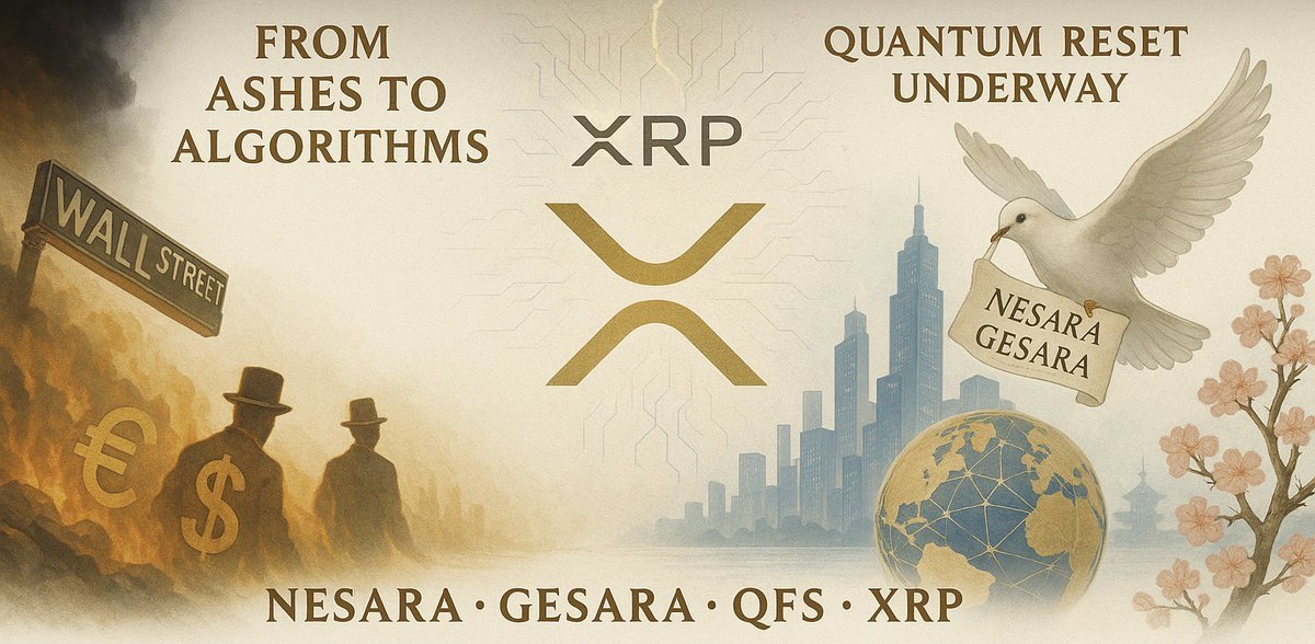 Jfkawakening1's tweet photo. The financial reset is no longer coming, it has already begun.
NESARA/GESARA is real. The old fiat system is collapsing in real time.
QFS is quietly replacing.
Assets like XRP, XLM, will function on it.
This isn’t just about wealth, it’s about access 👇🏻📥

https://t.co/QT9mEXS5dj https://t.co/Tgot6RgP3R
