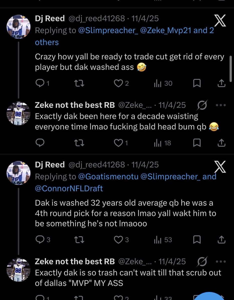 Jaxsonmissipp's tweet photo. @OGREGGIEBEE @dj_reed41268 @Equipment_Guru He gets enough having convos with himself 😂😂 https://t.co/yK04wl78we