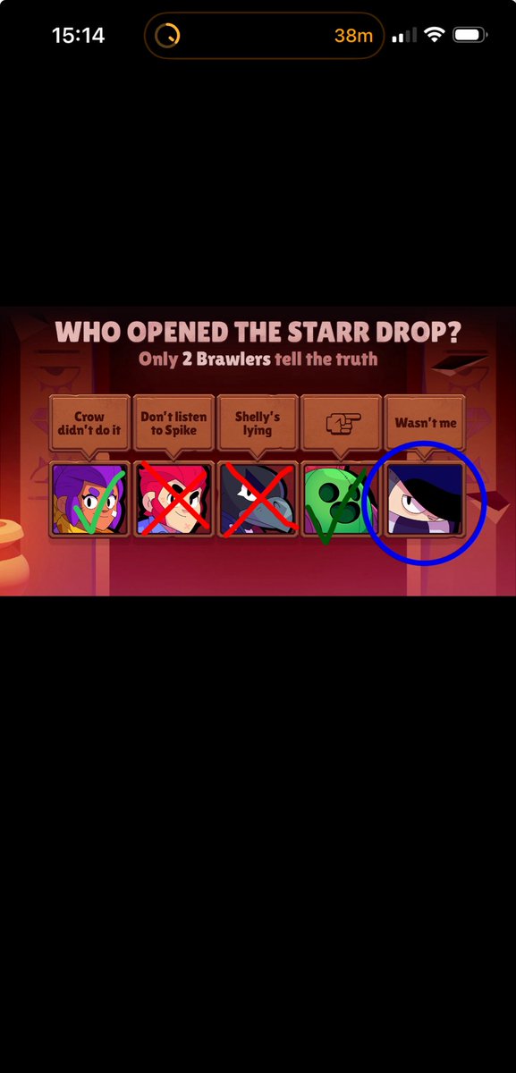 ImShadowz1's tweet photo. @BrawlStars It’s edgar (:

#EscapePyramidQuest #BrawlStars https://t.co/49CaXkv08c