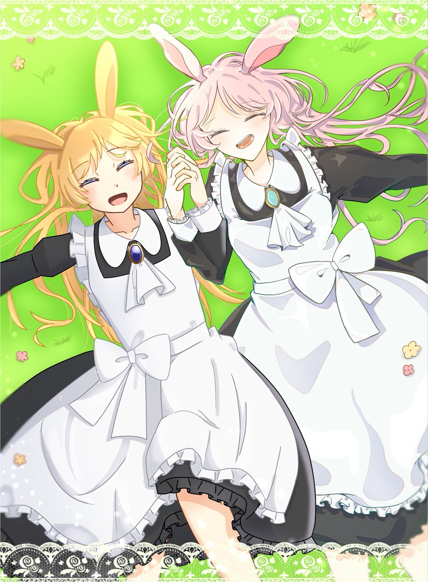 nekotabetai31's tweet photo. @sousakuTL 
うちよそ本の絵です…🐰🩷🧡🍀🐧🩵🐙♥️ https://t.co/gz4QNgVXlG