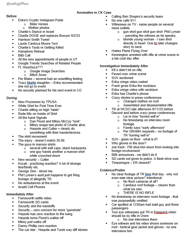 pattygifflaw's tweet photo. ANOMALIES LIST - UPDATED. https://t.co/s5XUEjFfHD