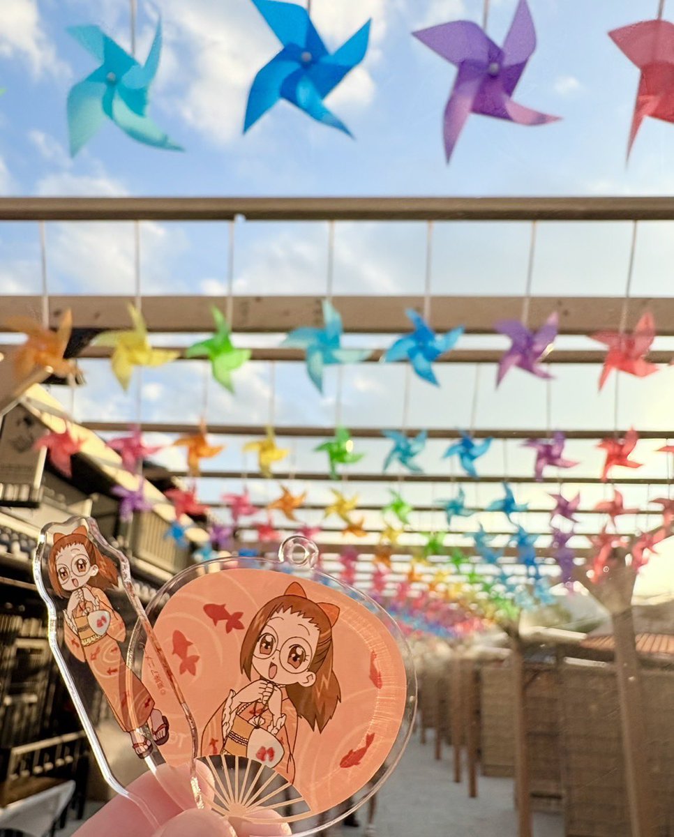 b0_38's tweet photo. ハイタッチと盆踊りしてきた🎆
練習してきたおジャ魔女音頭は撮影タイムにより本番はほぼ踊ってない笑 https://t.co/oNiYy6ZrHX