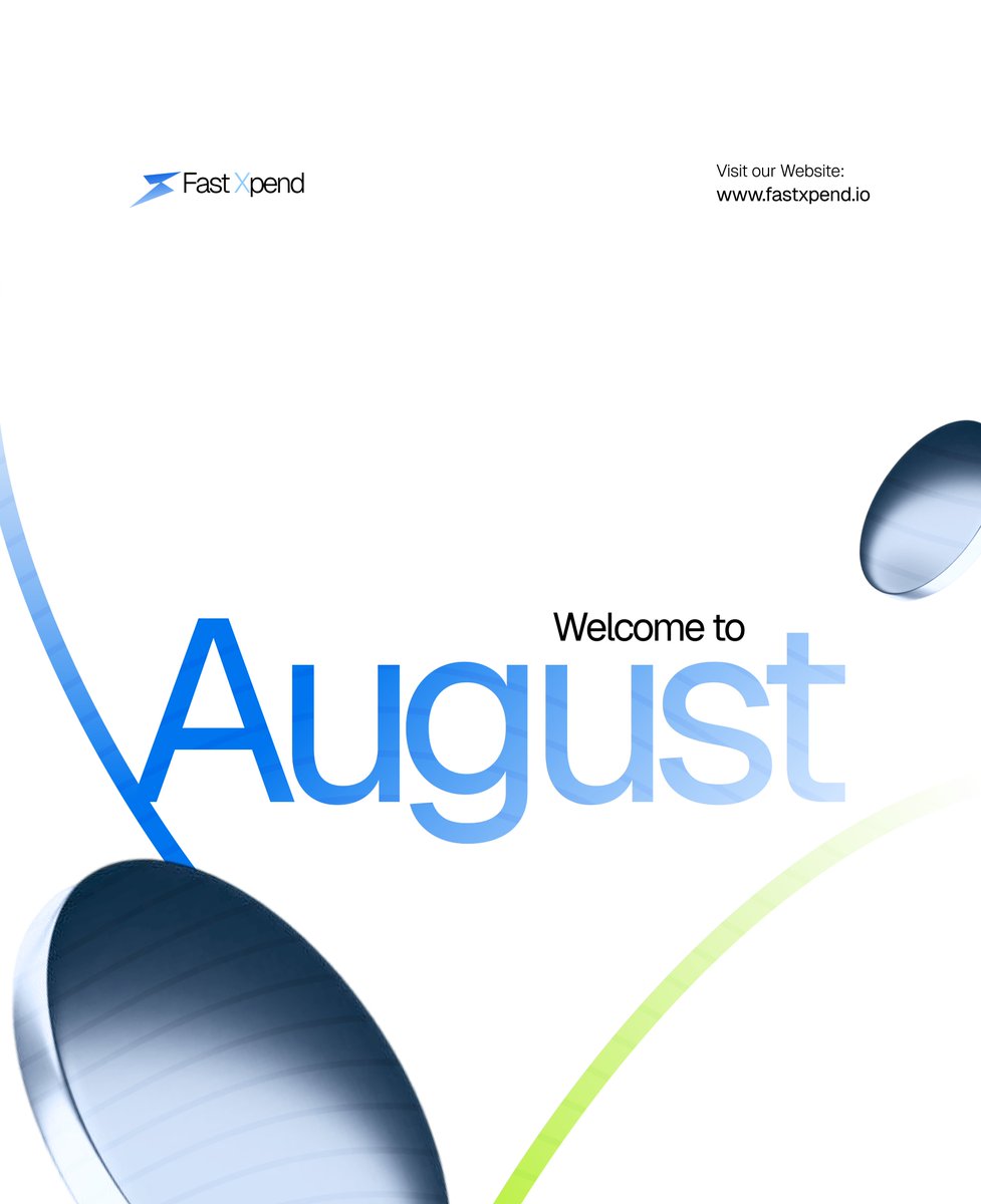 Fastxpendltd's tweet photo. Happy New Month! 🎉
New month, new goals, and zero room for financial stress.
Stay close; something real is coming. 🚀
#FastXpend #August #FintechSimplified #explore https://t.co/iMEFfJyLw9