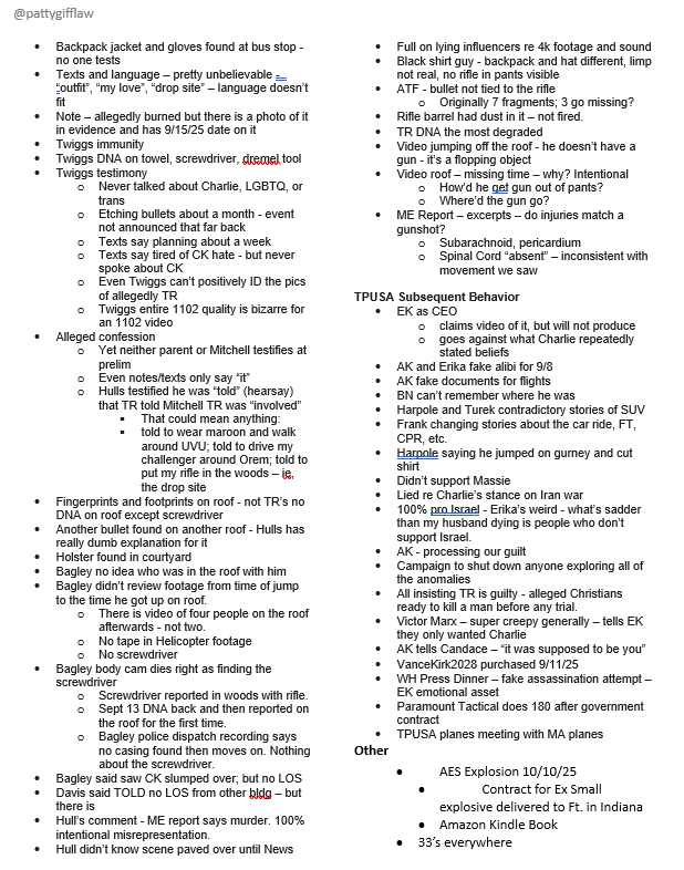 pattygifflaw's tweet photo. ANOMALIES LIST - UPDATED. https://t.co/s5XUEjFfHD