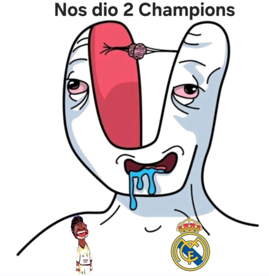 DonShelby_'s tweet photo. 'Ejjj que a Vinicius le debemos dos Champions'.

Voy a terminar con esa subnormalidad ahora mismo:

1. El Real Madrid Club de Fútbol no le debe nada a nadie, imbéciles.
 
Del pasado no se vive y menos en el Club más ganador de la Historia, oligofrénicos.

Que sois la secta con menos neuronas y más patética de la Historia del Deporte Mundial.

2. La primera Champions se ganó entre otras cosas gracias a los dos goles de Rodrygo para remontarle al City y a una final legendaria de Courtois.

Según el argumento que utilizan estos disfuncionales cerebrales... ¿A Rodrygo también le debemos dos Champions?

- La segunda se gana entre otras cosas gracias a los dos goles de Joselu vs Bayern.

La consecución de una Champions levantada es la suma de TODOS los integrantes que participaron para ganarla.

Si eres inteligente y no eres tan tonto de resumirlo todo a los simple, sabes que esas dos Champions se ganaron mayormente gracias a Modric + Kroos + Courtois.

Si eres retrasado mental seguirás con la cantinela de que el Balón de Playa nos dio dos Champions.

Escoge el bando de la inteligencia o el bando de la oligofrenia. En tu mano está.