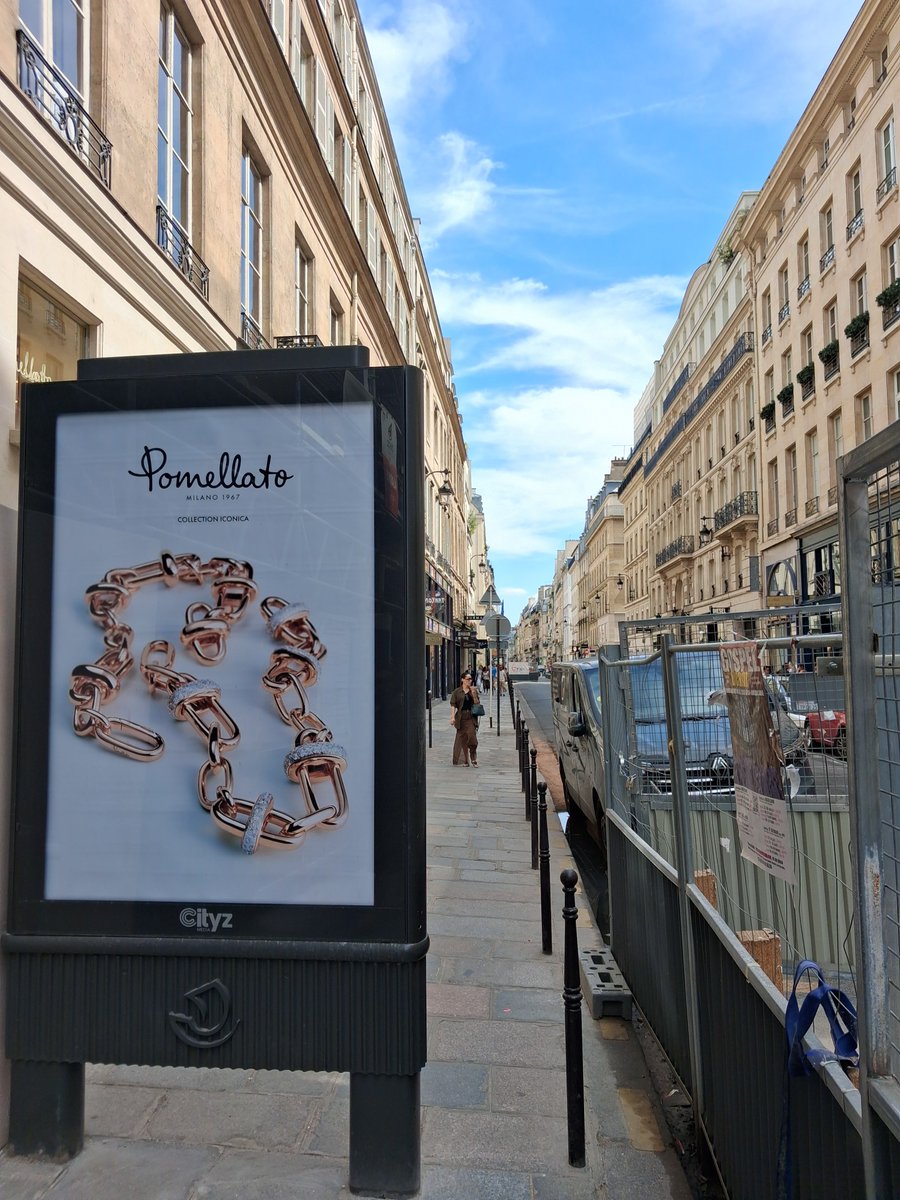 MarekaDoBrasil's tweet photo. Pas un seul arbre, travaux partout,  trottoir trop étroit pour les flux de piétons et avec PANNEAU PUBLICITAIRE en PLEIN MILIEU #saccageparis #hidalgoausecours https://t.co/h3uCqywWuQ