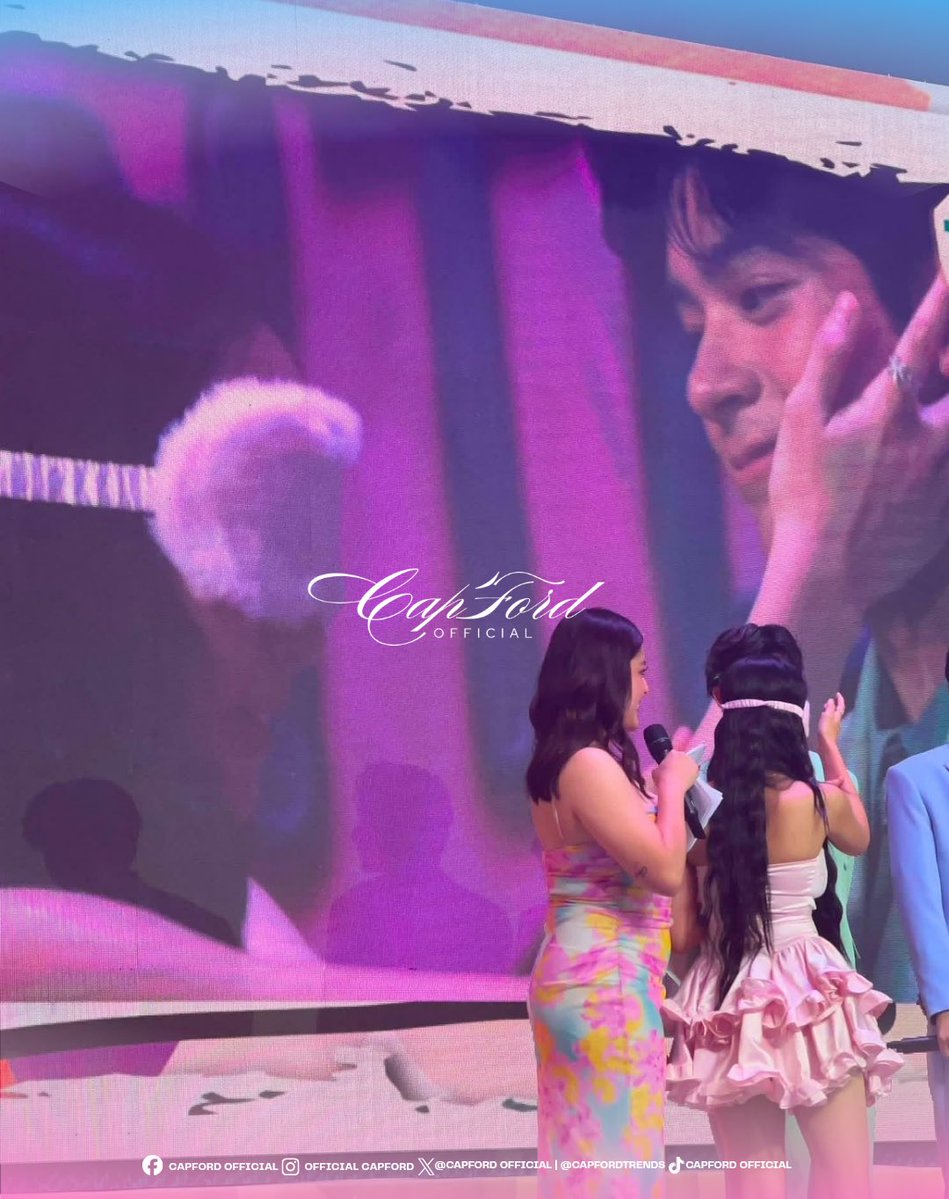 CapFordOFC's tweet photo. You can’t spell chemistry without the letter C—and for us, C stands for CapFord. ✨
Tonight, Caprice and Clifford brought the kilig from the screen straight to the stage. Their chemistry is simply undeniable, and even the MC couldn’t hide her kilig. Honestly? We don’t blame her. 🤭

#CapFord | #YMFSGeLix
#CapriceCayetano | #Clifford