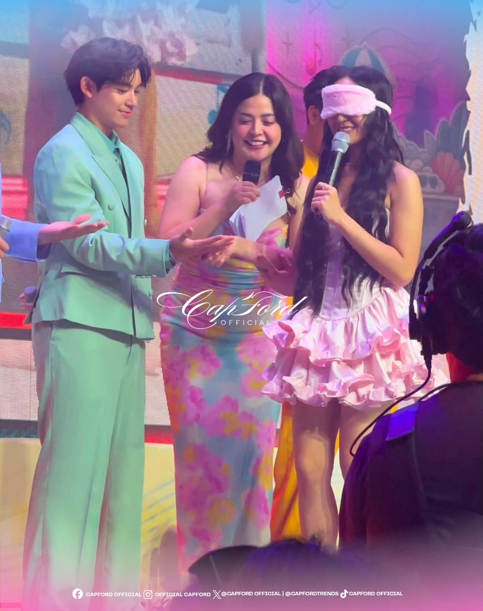 CapFordOFC's tweet photo. You can’t spell chemistry without the letter C—and for us, C stands for CapFord. ✨
Tonight, Caprice and Clifford brought the kilig from the screen straight to the stage. Their chemistry is simply undeniable, and even the MC couldn’t hide her kilig. Honestly? We don’t blame her. 🤭

#CapFord | #YMFSGeLix
#CapriceCayetano | #Clifford