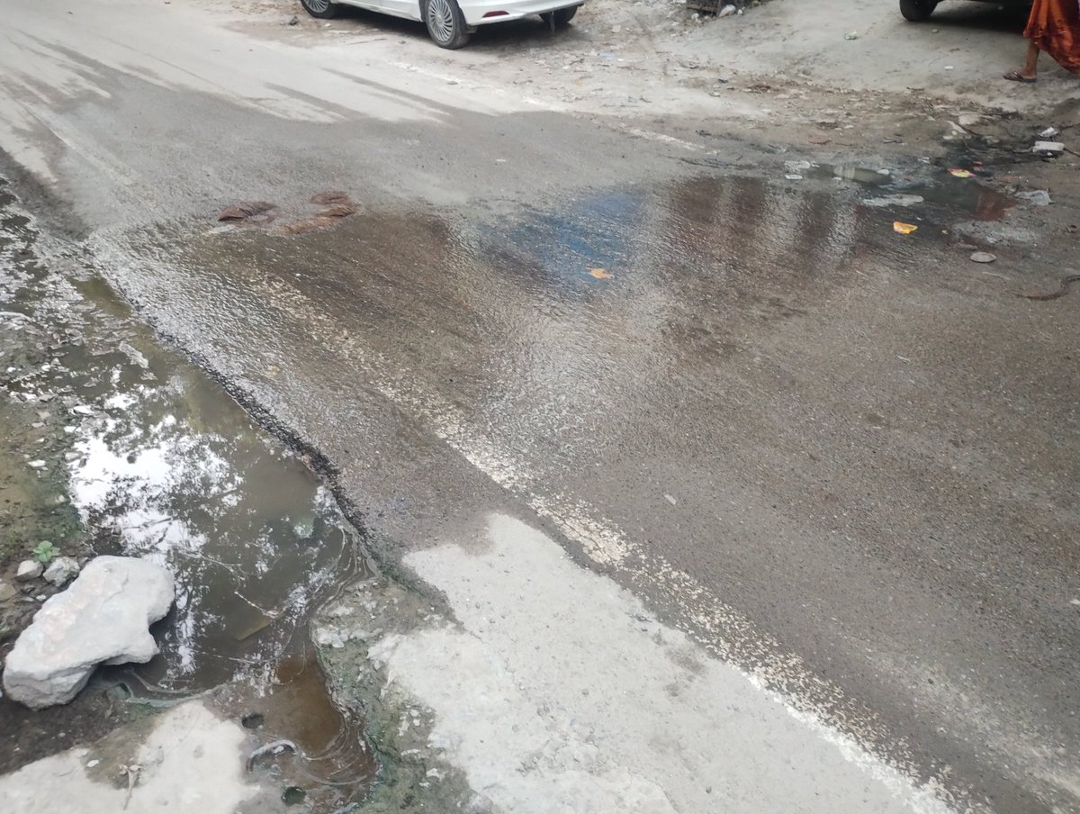 mangaltripathi's tweet photo. @MunCorpGurugram sir, raised a complaint of sewerage overflow with complaint number 180329 on Jul 23 2026. Causing Foul smell and water stagnation. no action being taken yet. Request to fix this. https://t.co/rDZmlgIDIv