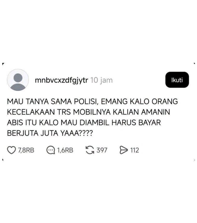 sosmedkeras's tweet photo. Orang nanya😹 https://t.co/vxiq8vA4ei