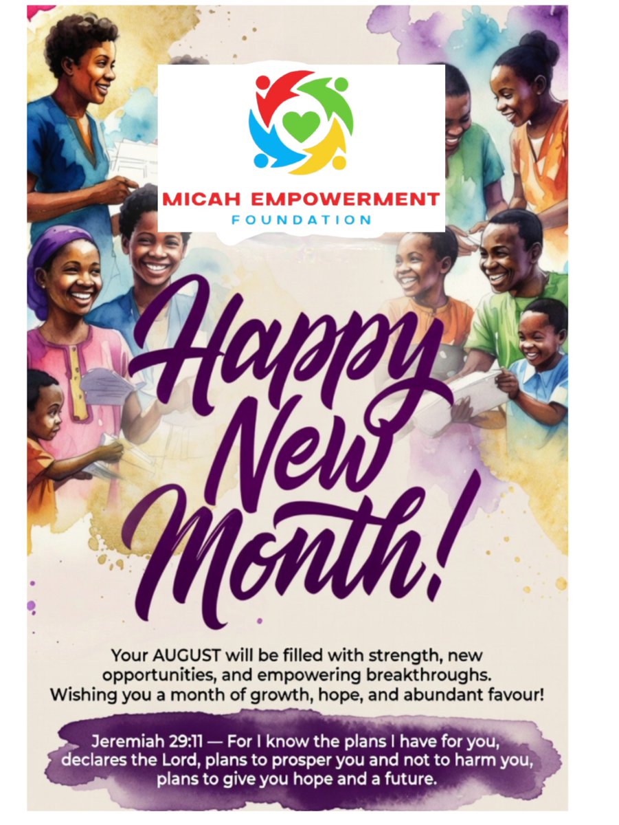 MicahEmpower's tweet photo. #Happynewmonth, folks.
Wishing you a glorious and victorious New month https://t.co/qqdRmMi0O3