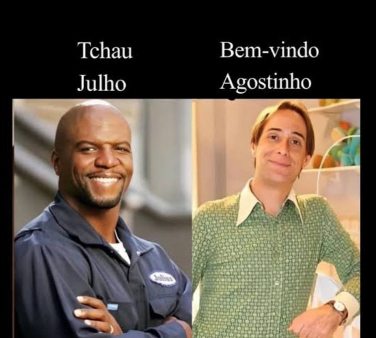 TalitaKaka's tweet photo. Bom diaaaaaa galera, que Agosto seja um ótimo mês pra todos. Mas... vendo esse meme pensei, será que é por isso que falam mal de agosto? Julius é muito melhor😂. Que seja um mês de realizações pra nós todos❤️🙏🎉 https://t.co/ajZBIaq1Mj