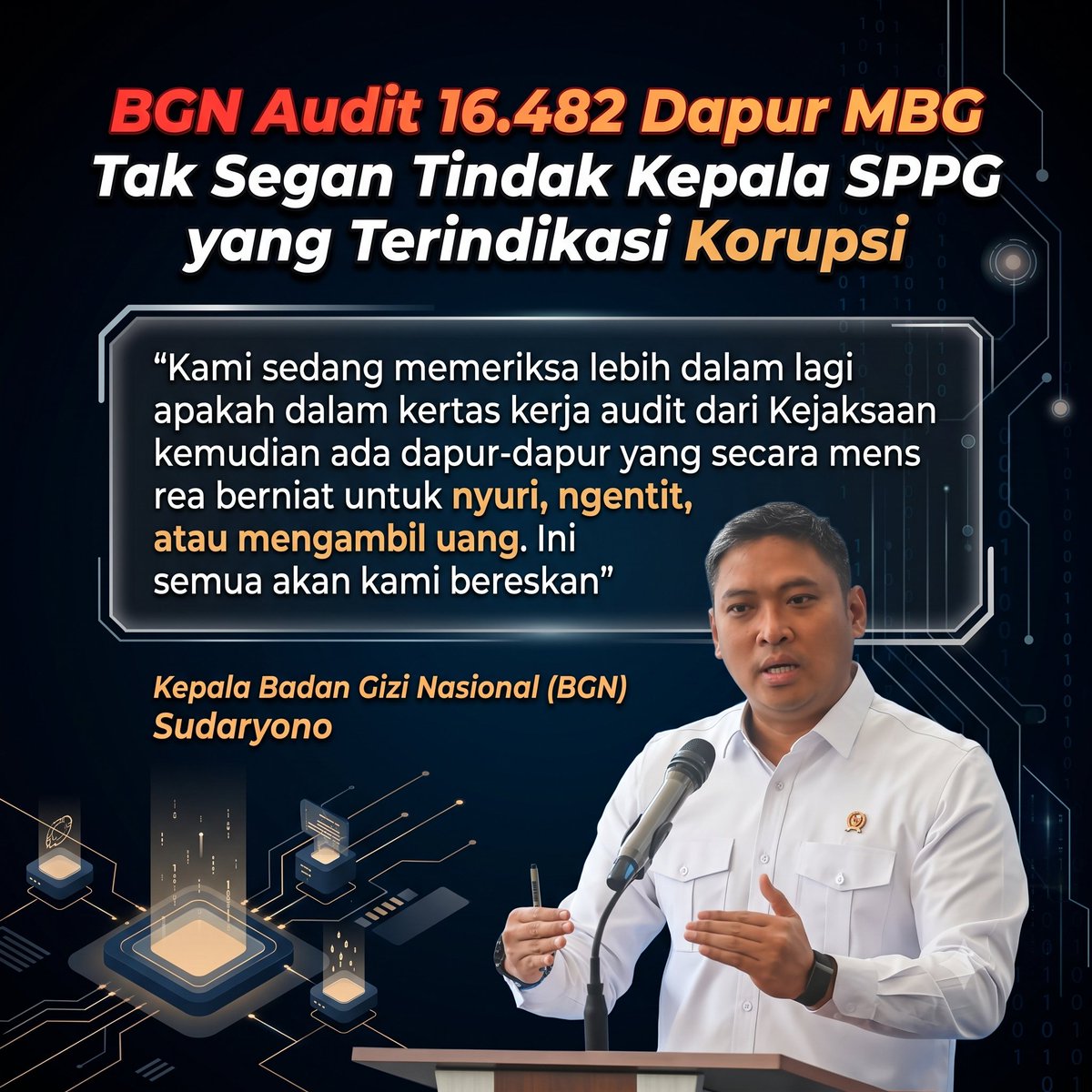 aishaDsafitri's tweet photo. dapur MBG makin bersih dengan audit ini https://t.co/wzORnAbNwy