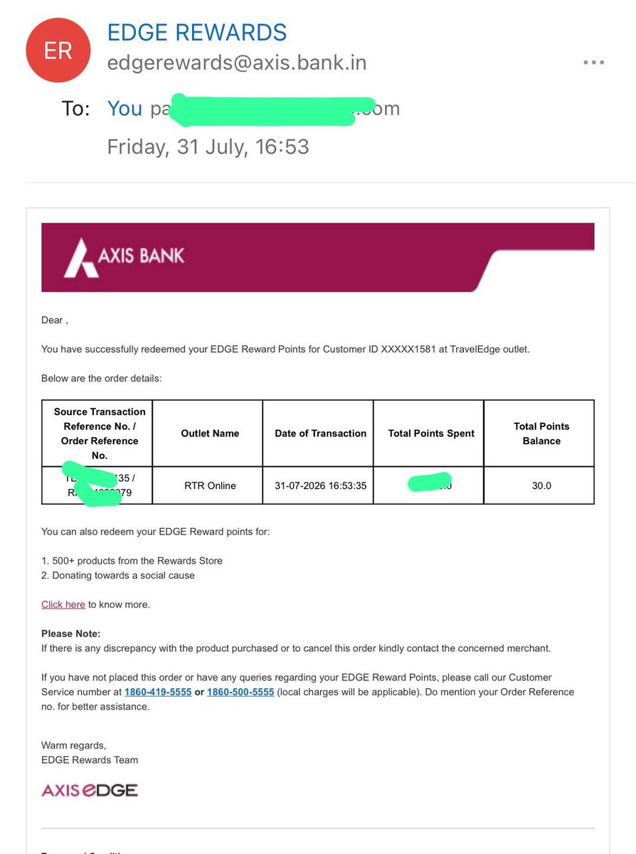 parthkochhar's tweet photo. Axis EdgeRewards → Flying Blue transfer datapoint.

Initiated: 31 July, ~5 PM
Credited: 1 August, ~6 PM

Roughly a 24-hour transfer time.

Always useful to know when planning award bookings, especially on programs with dynamic pricing.

Now sitting on a healthy Flying Blue stash… and already looking at ways to spend it. 😅

#FlyingBlue #AwardTravel #AxisBank #FrequentFlyer #MilesRedemption