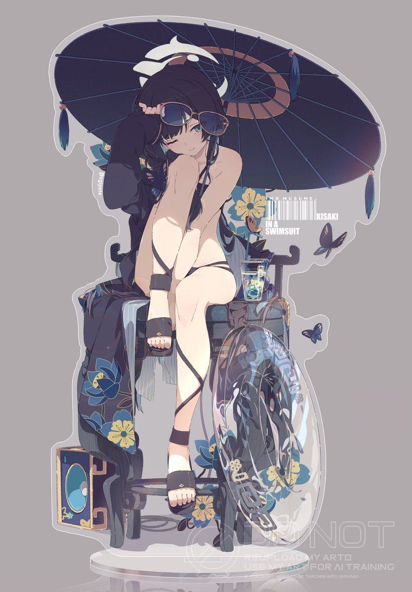 ogipote's tweet photo. キサキと涼めるアクスタ(デカめ)！作た https://t.co/x0ZypsD9SW