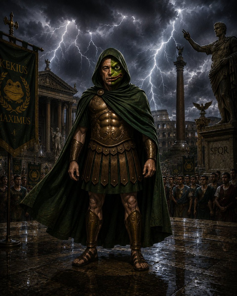 KEKIUS_OG_RH's tweet photo. The calm before the storm... ⛈️

Every strong community has moments of silence before making history.

We're just focused on building, one step at a time.

🐸⚔️👑 https://t.co/PH9bp3aENy