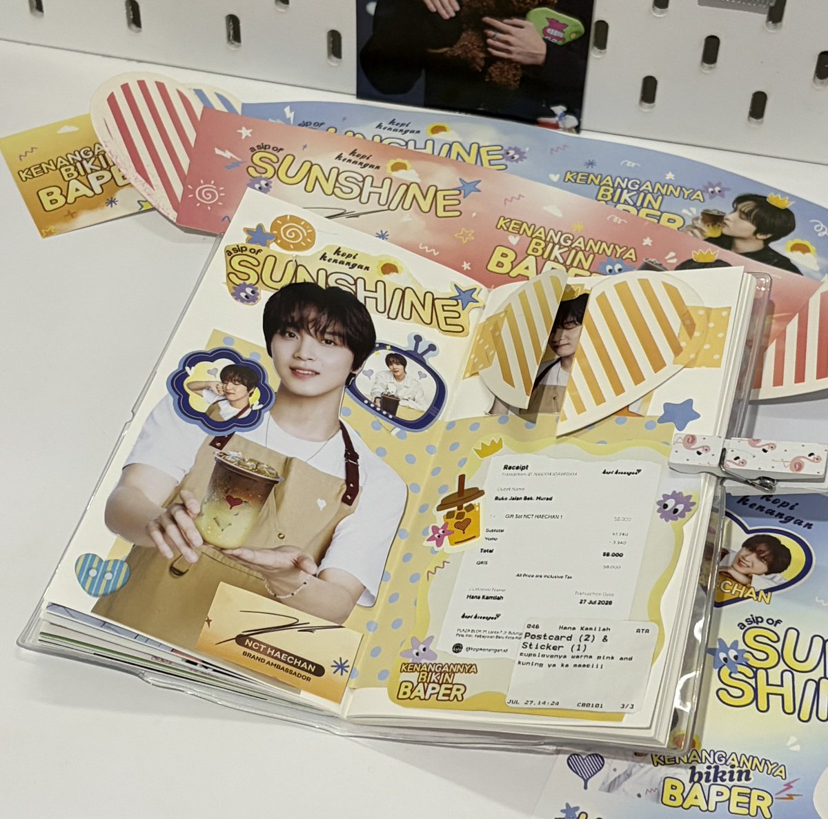 375fullsunshine's tweet photo. my tempal tempel untuk #KopiKenanganxNCTHaechan ☀️💛🧸 https://t.co/YiICCOj0pW